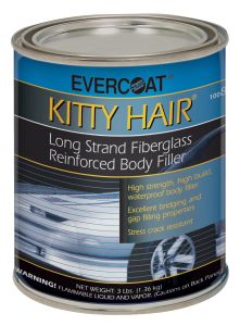 Kitty Hair Fiberglass Reinforced Body Filler (Quart)