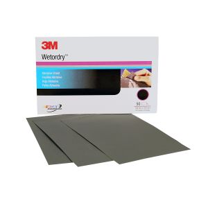 3M Wetordry Abrasive Sheet 1000 Grit 5 1/2 in x 9 in (50 sheets)
