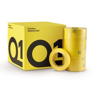 Q1 MTQ118 Premium Masking Tape 18 mm x 55 m 125 um (48/Case)