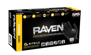 Raven Powder-Free Nitrile Gloves XX-Large (100/Box)
