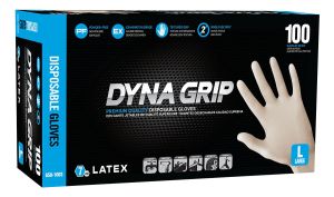 Dyna Grip Powder-Free Latex Disposable Glove Small (100/Box)