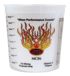 High Teck MC86L Lids for High Teck 2.5 Quart Mixing Cups